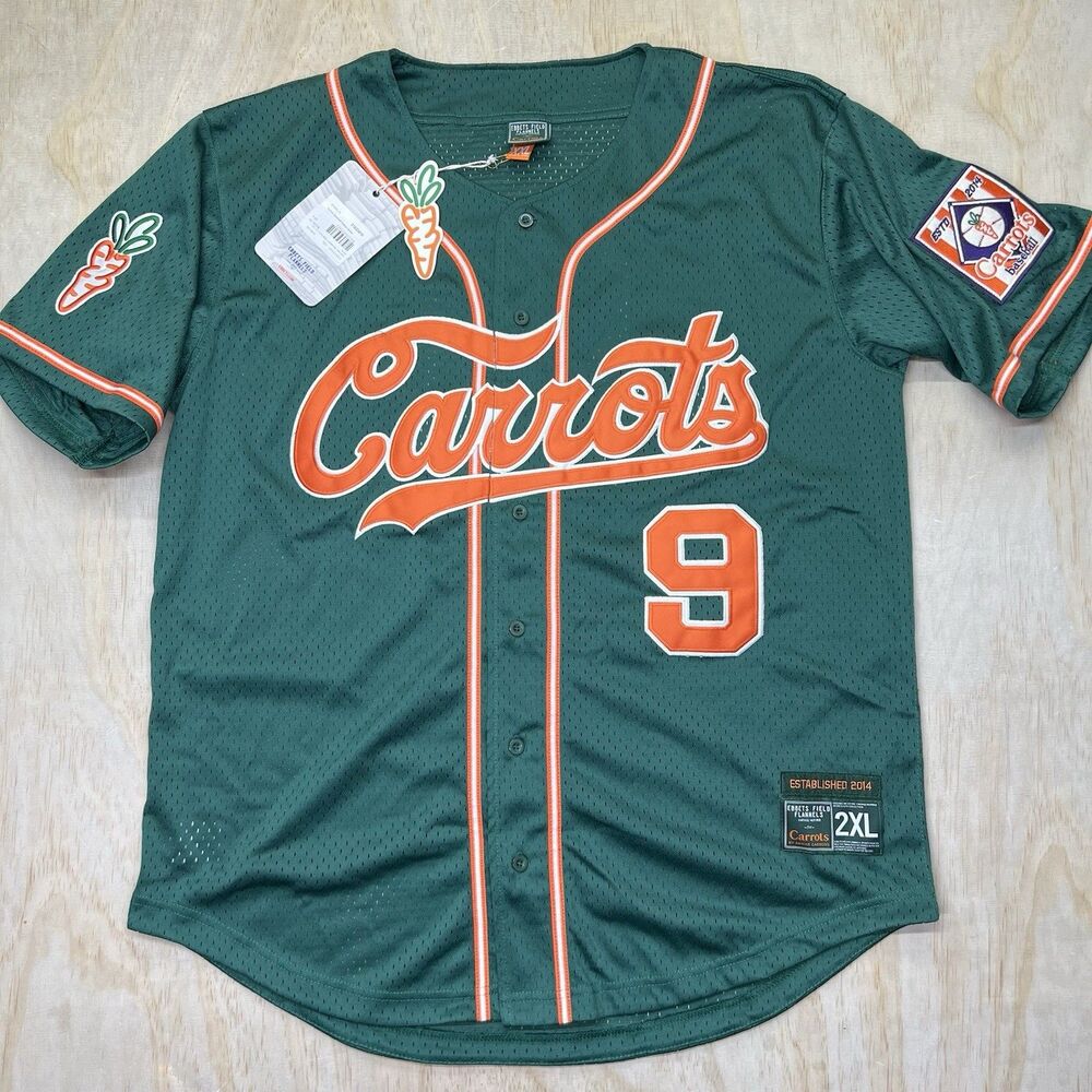 NEW Arlington Heights Carrots Ebbets Field Flannels 2XL Anwar Baseball Jersey